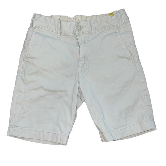 Crewcuts 10 Boys Khaki Uniform Shorts Flat Front Chino Church Preppy Boat School - Picture 1 of 6